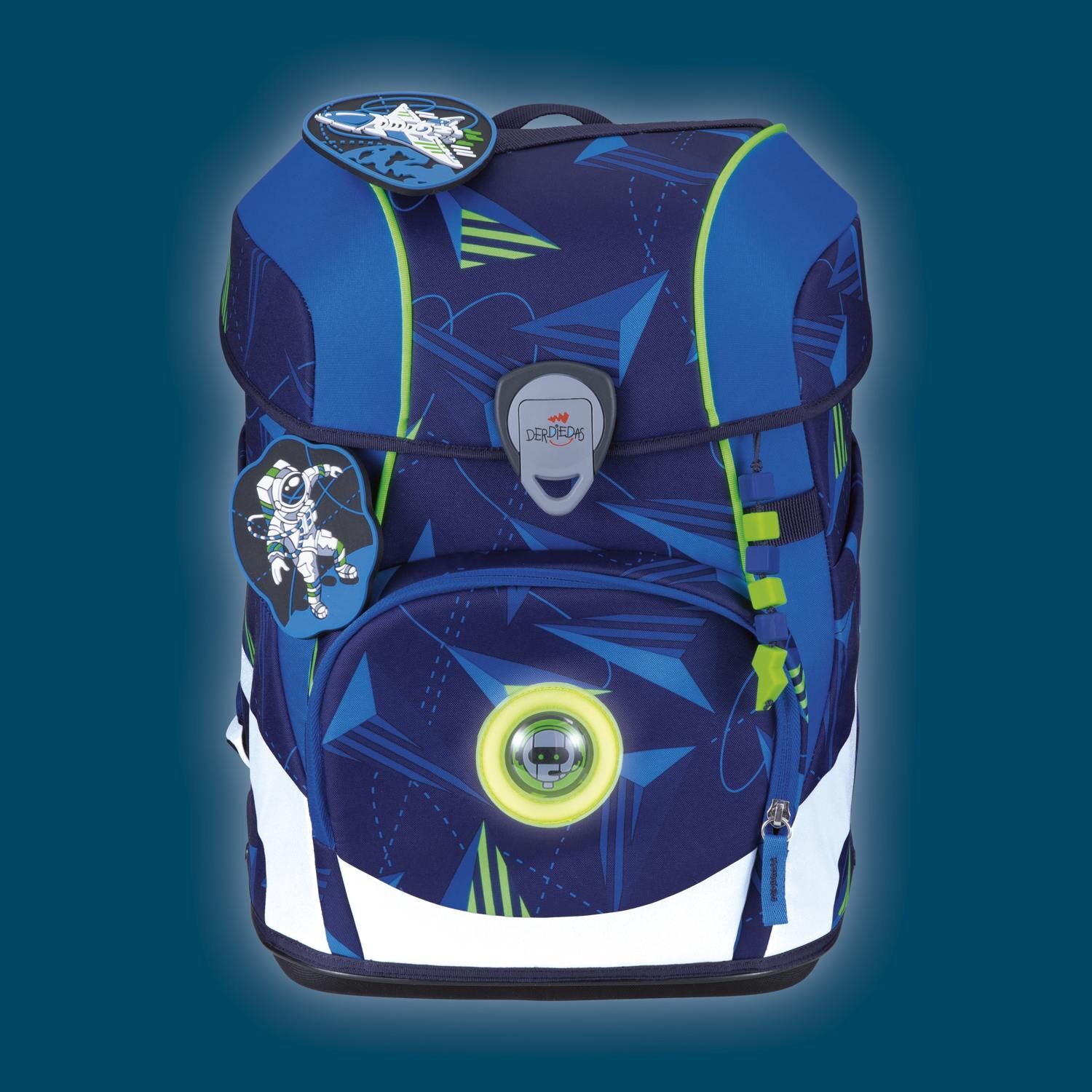 DerDieDas ErgoFlex Tiny LED Moon Mission Schulranzenset 5-teilig