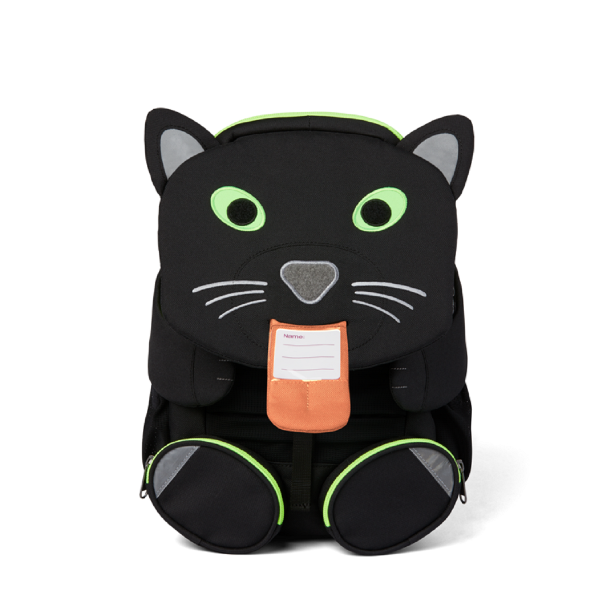 Affenzahn Kinderrucksack Großer Freund Schwarzer Panther -002