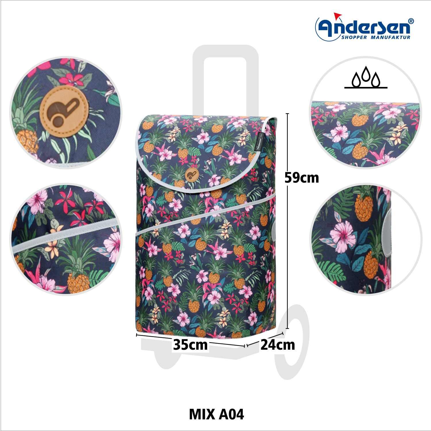 Andersen Einkaufstrolley Tasche MIX A04