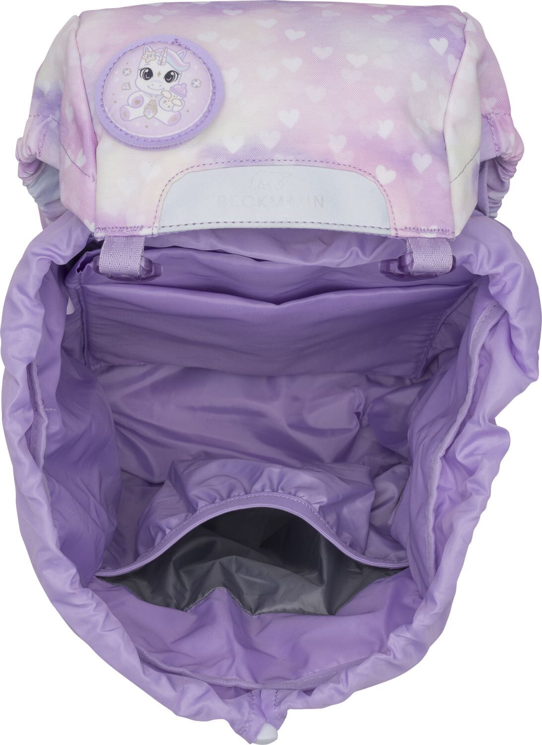 Beckmann Schulranzenset Classic 22 - 6-Tlg. Set Unicorn Princess Purple