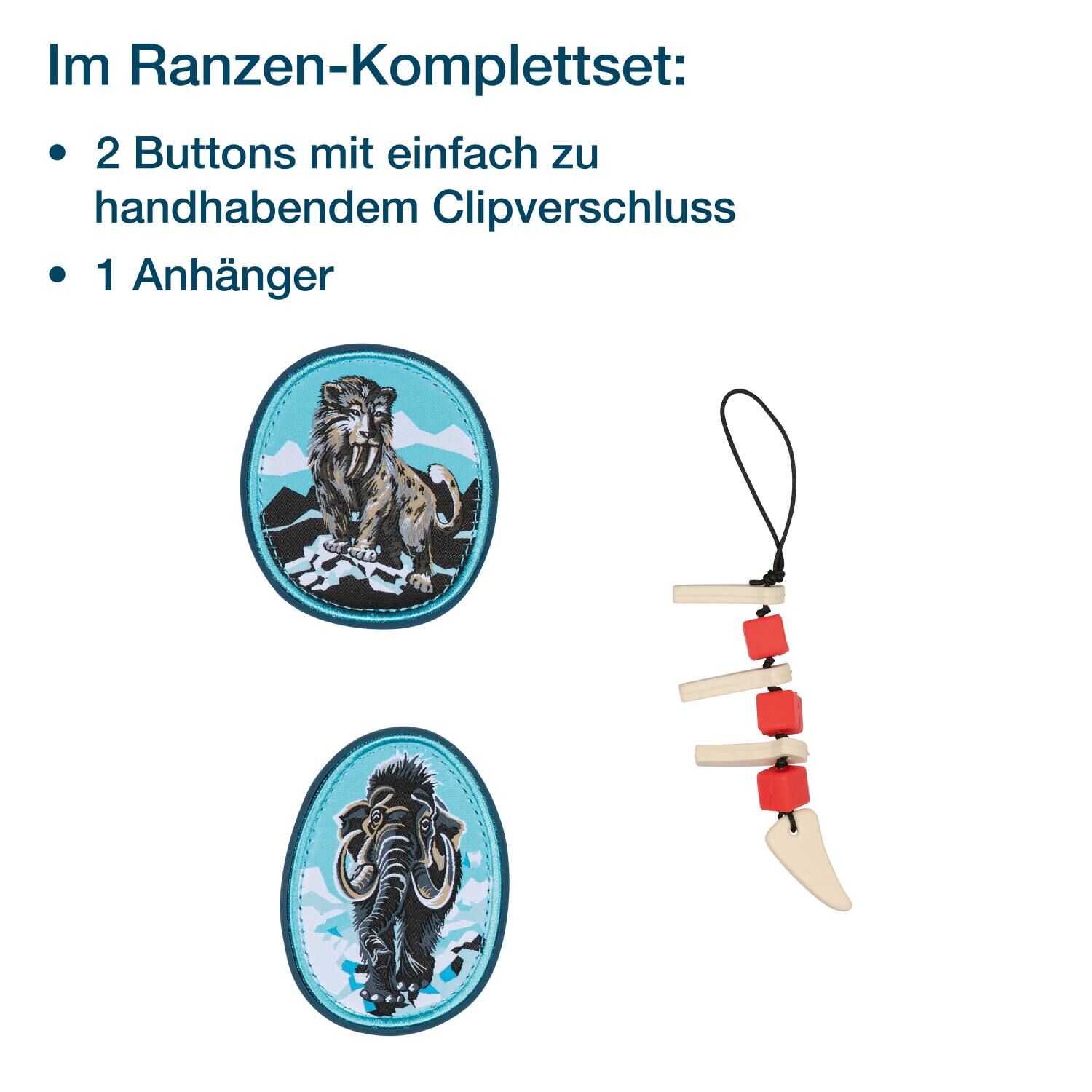 DerDieDas ErgoFlex Tiny Superflash Blue Ice Schulranzenset 5-teilig