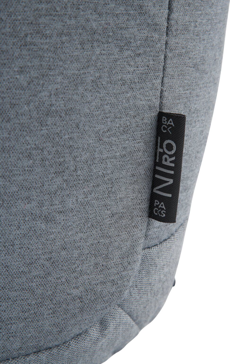 Nitro Rucksack NIKURO BLACK NOISE grau