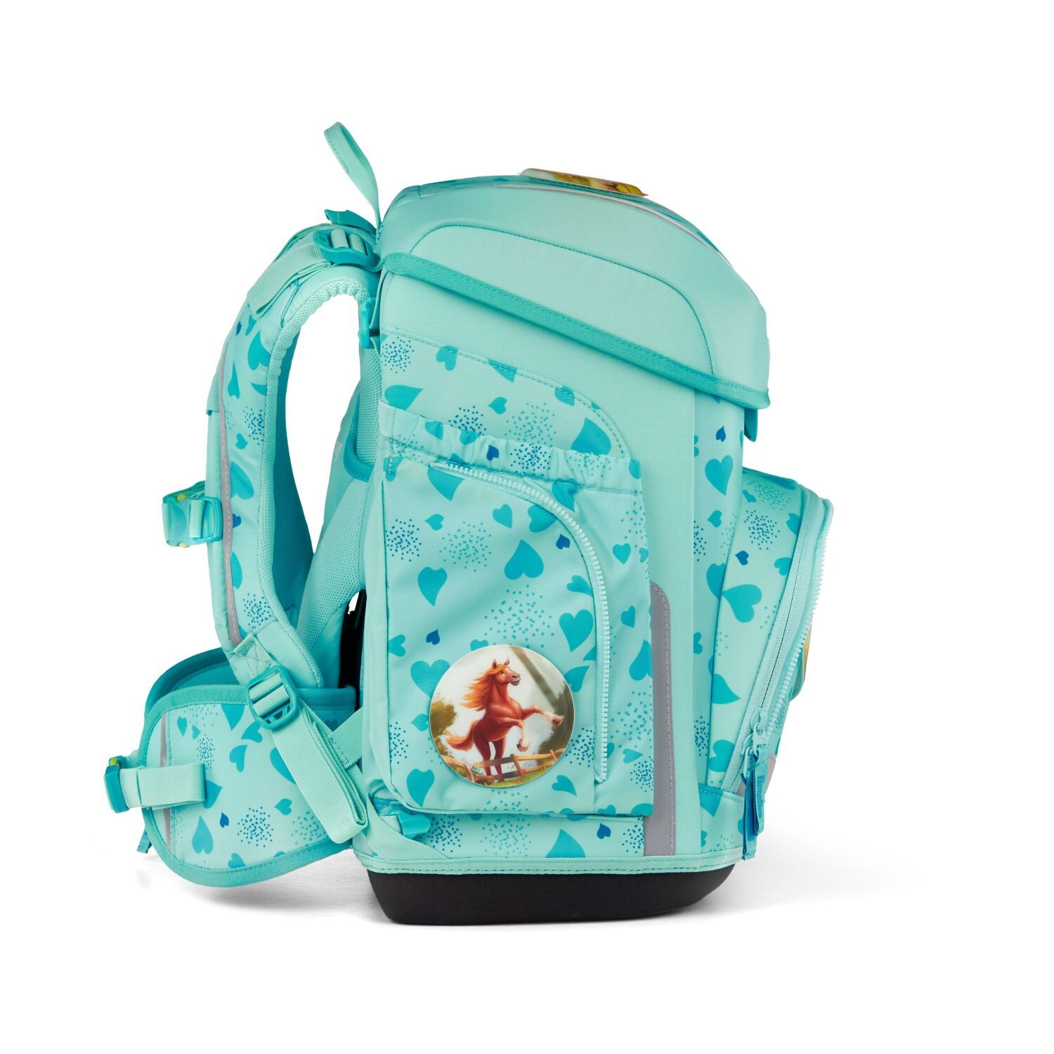 ergobag cubo Schulranzen-Set ReitBärtraum