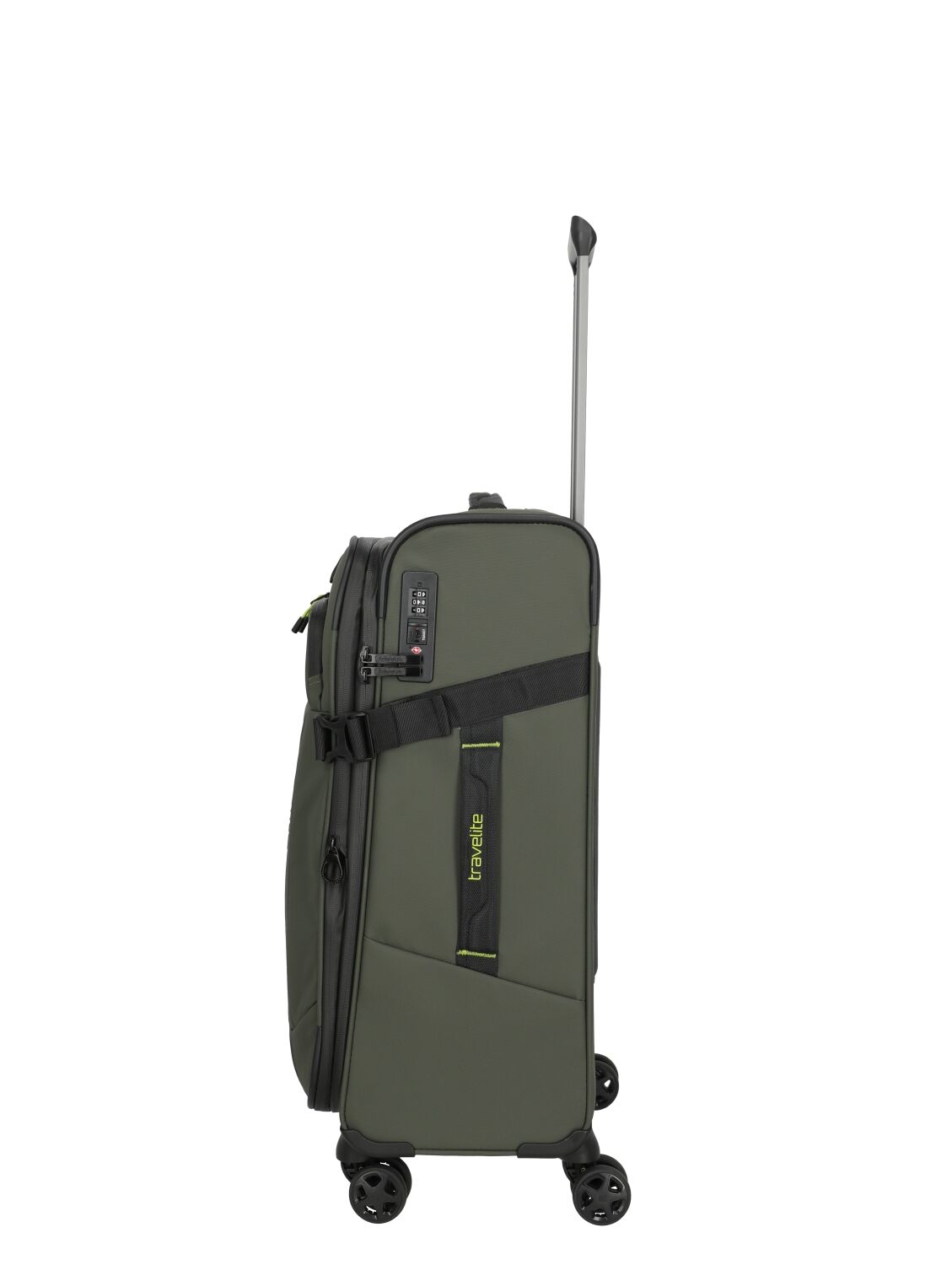 Travelite Koffer BRIIZE Trolley 4w M exp., Khaki
