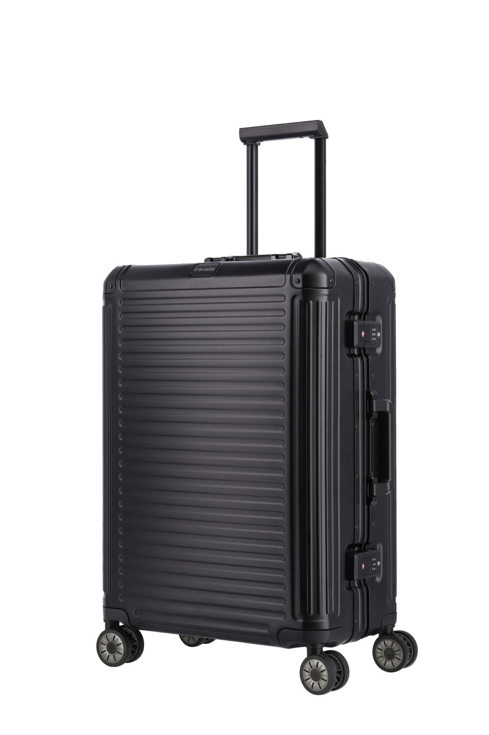 Travelite Koffer NEXT 4w Trolley M, Schwarz