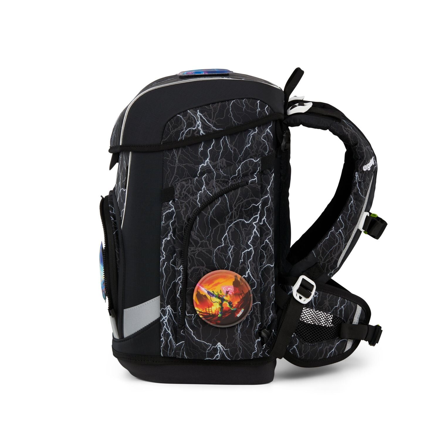 ergobag cubo light Schulranzen-Set Super ReflektBär