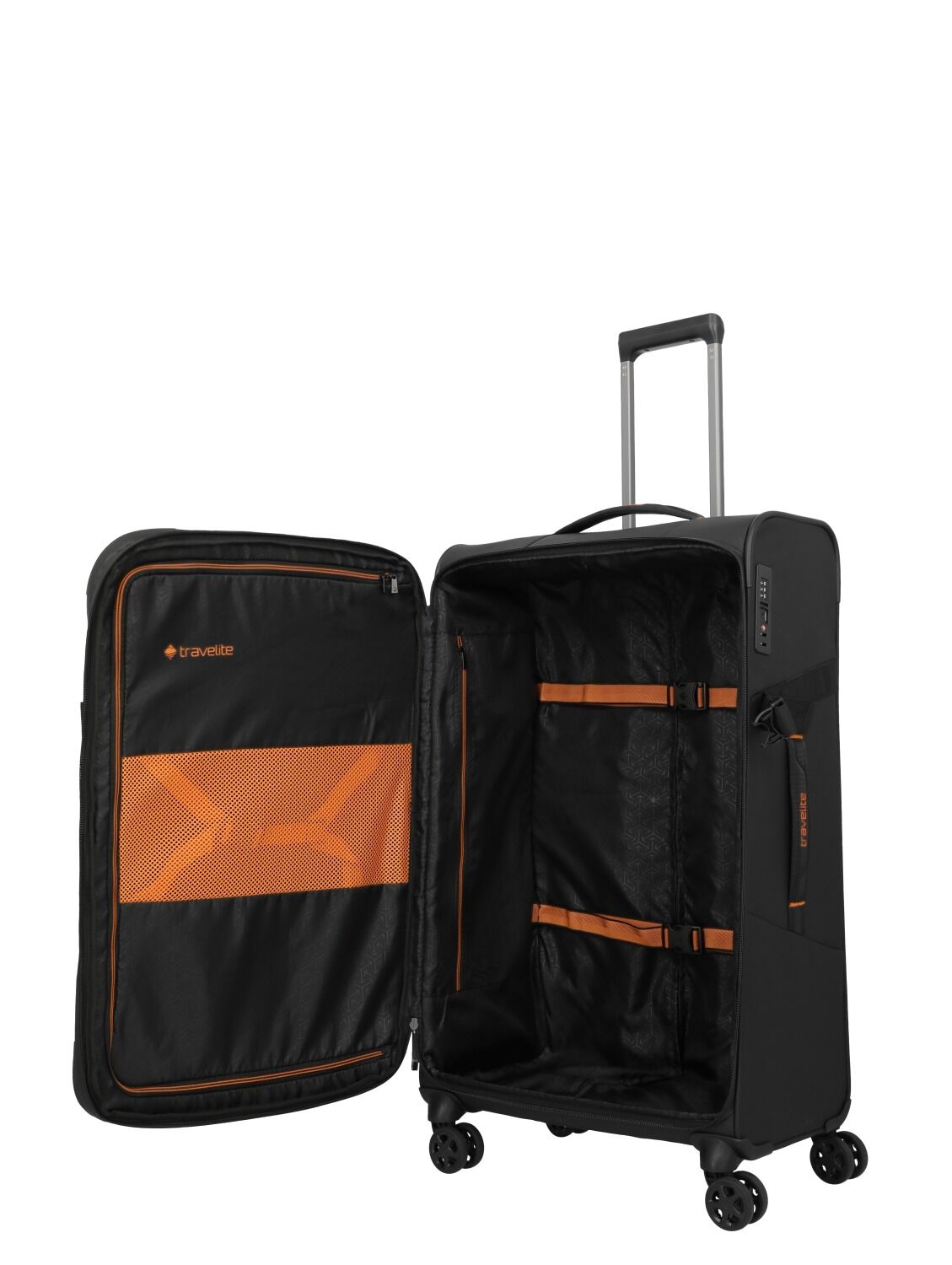 Travelite Koffer BRIIZE Trolley 4w L exp., Black