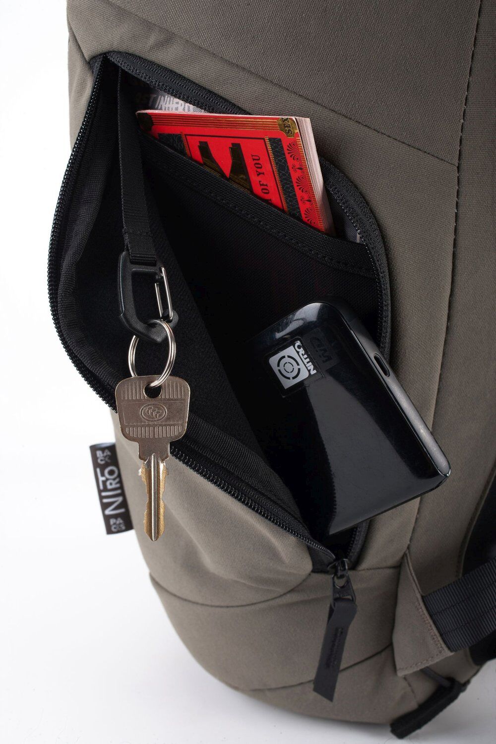 Nitro Rucksack NIKURO WAXED LIZARD grün