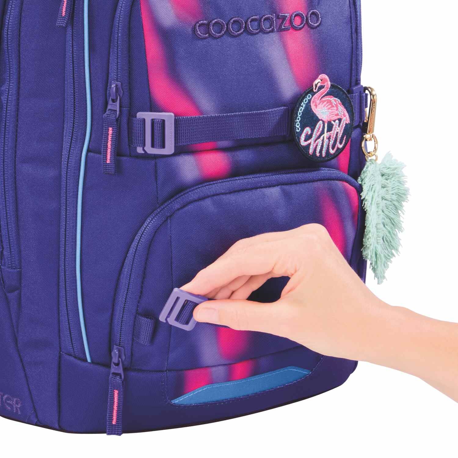 coocazoo Schulrucksack PORTER, Aurora Glow
