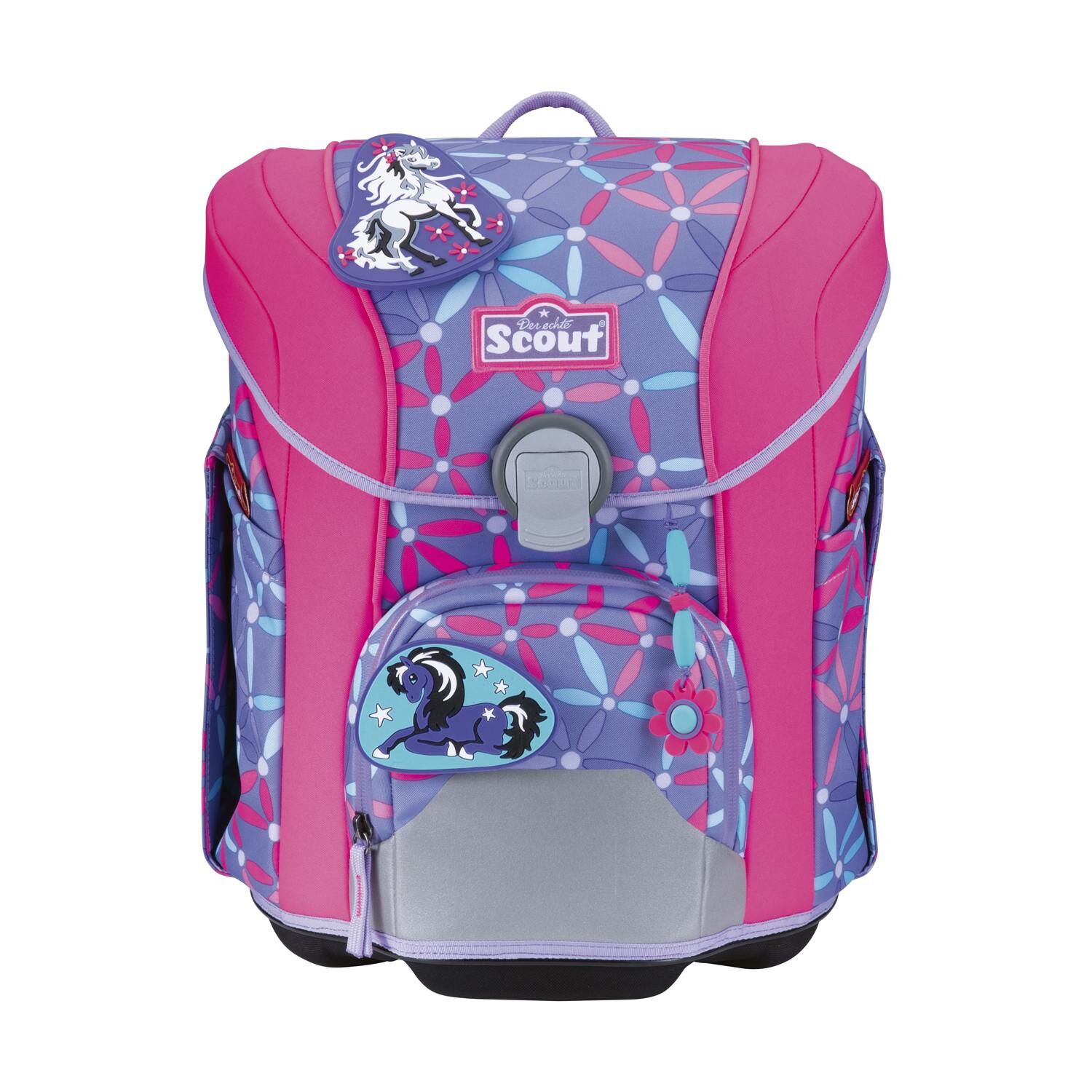 Scout Micro Schulranzen-Set 4 teilig Pony Love