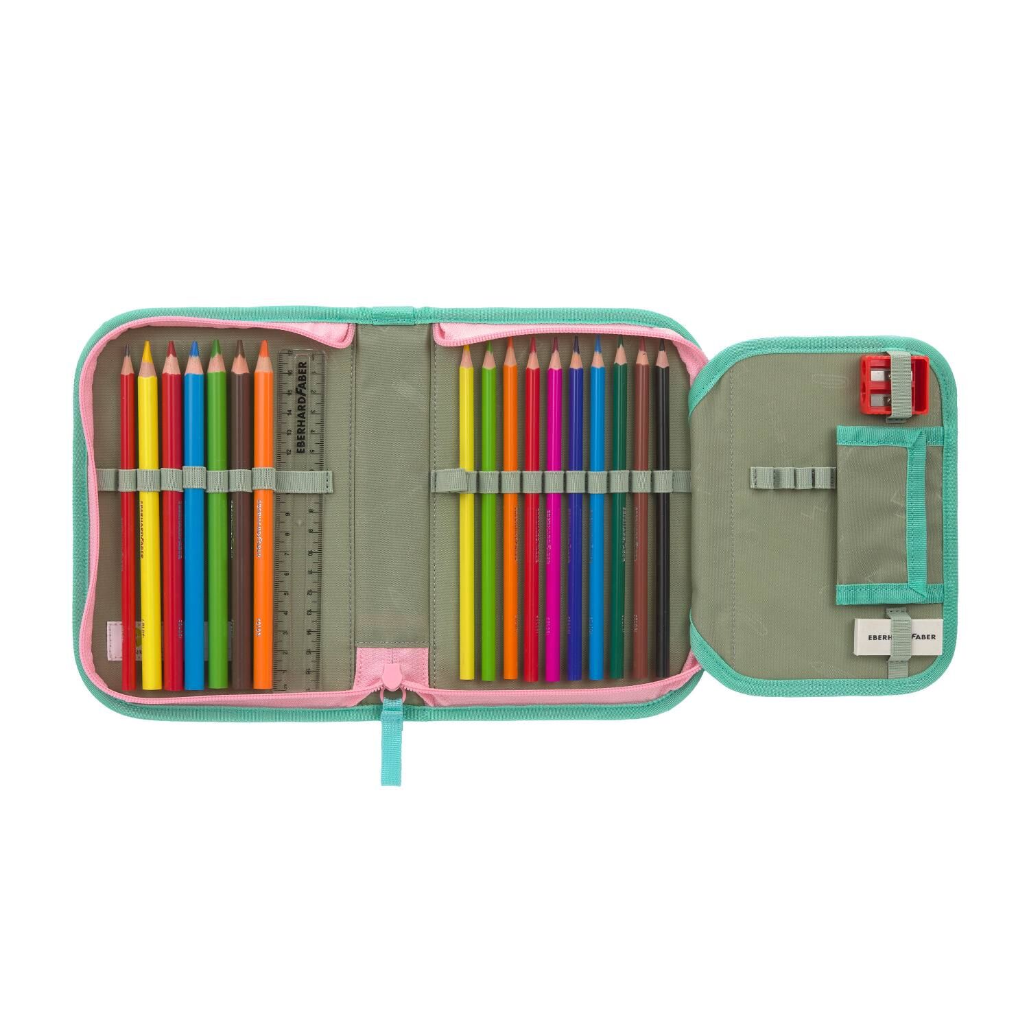 Lässig Schulranzen-Set Light, Unique Seashell turqouise