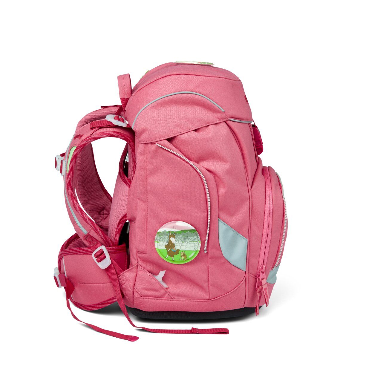 ergobag pack Schulrucksack-Set lamas in Bärjamas ECO HERO