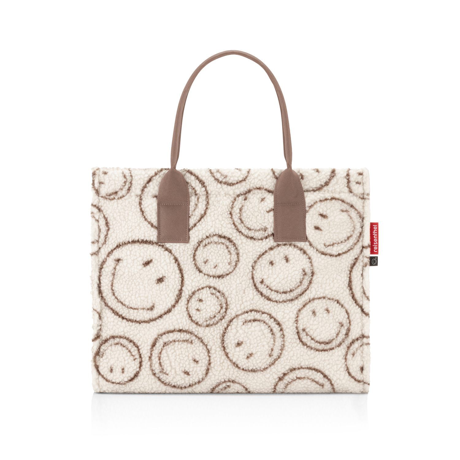 reisenthel daily shopper smiley teddy chocolate