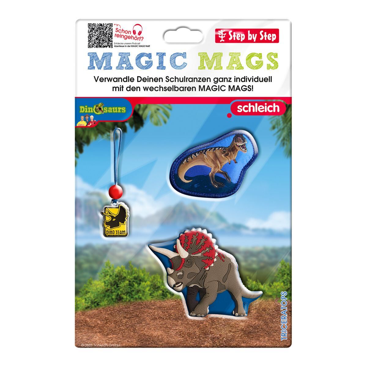 Step by Step MAGIC MAGS schleich®, Dinosaurs, "Triceratops"