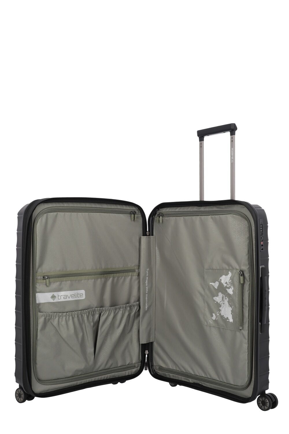 Travelite Koffer MOOBY 4w Trolley M, Schwarz