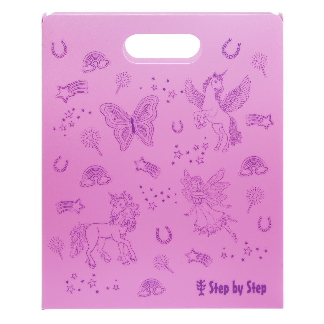 Step by Step Heftbox mit Tragegriff, Pink