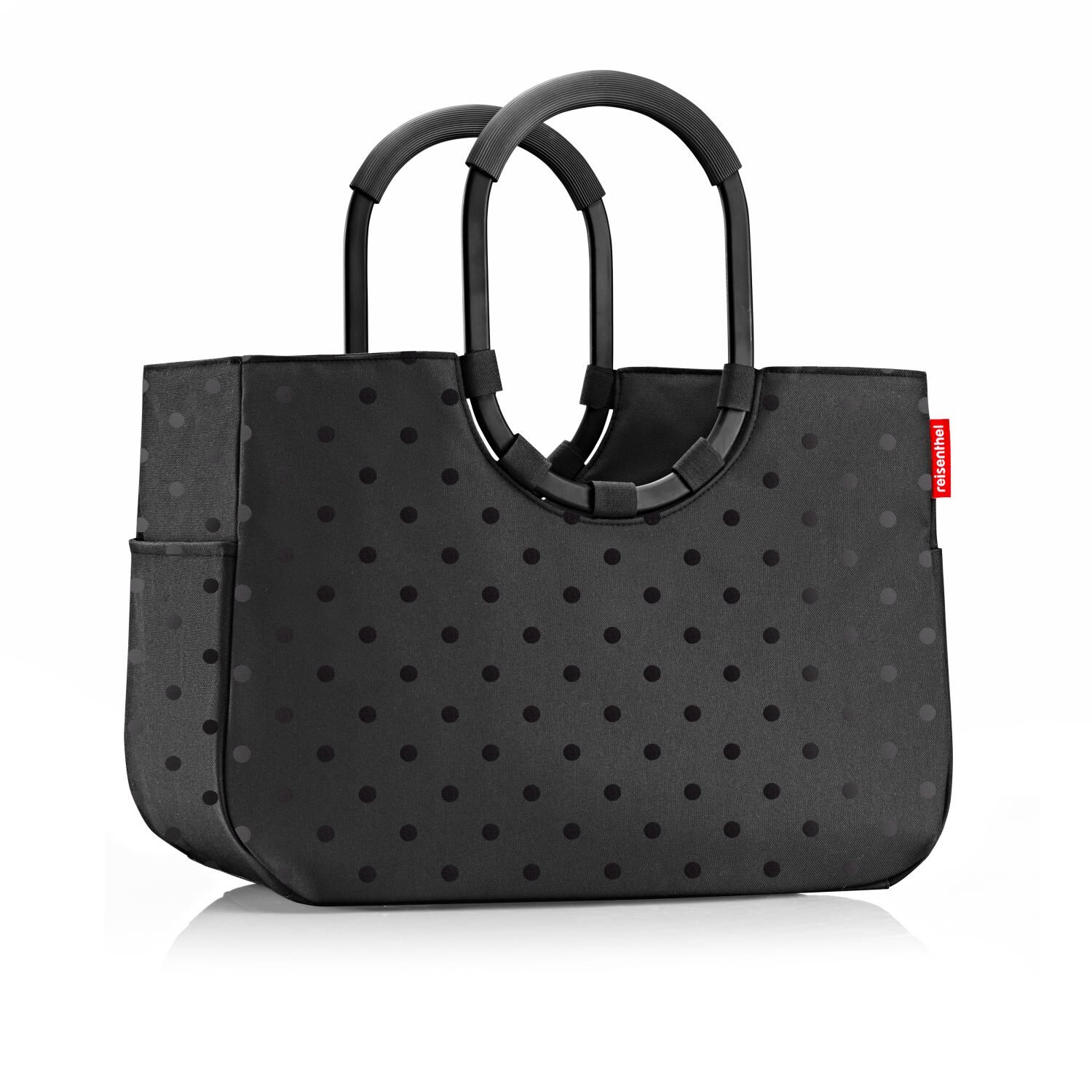 reisenthel loopshopper L frame glossy dots black