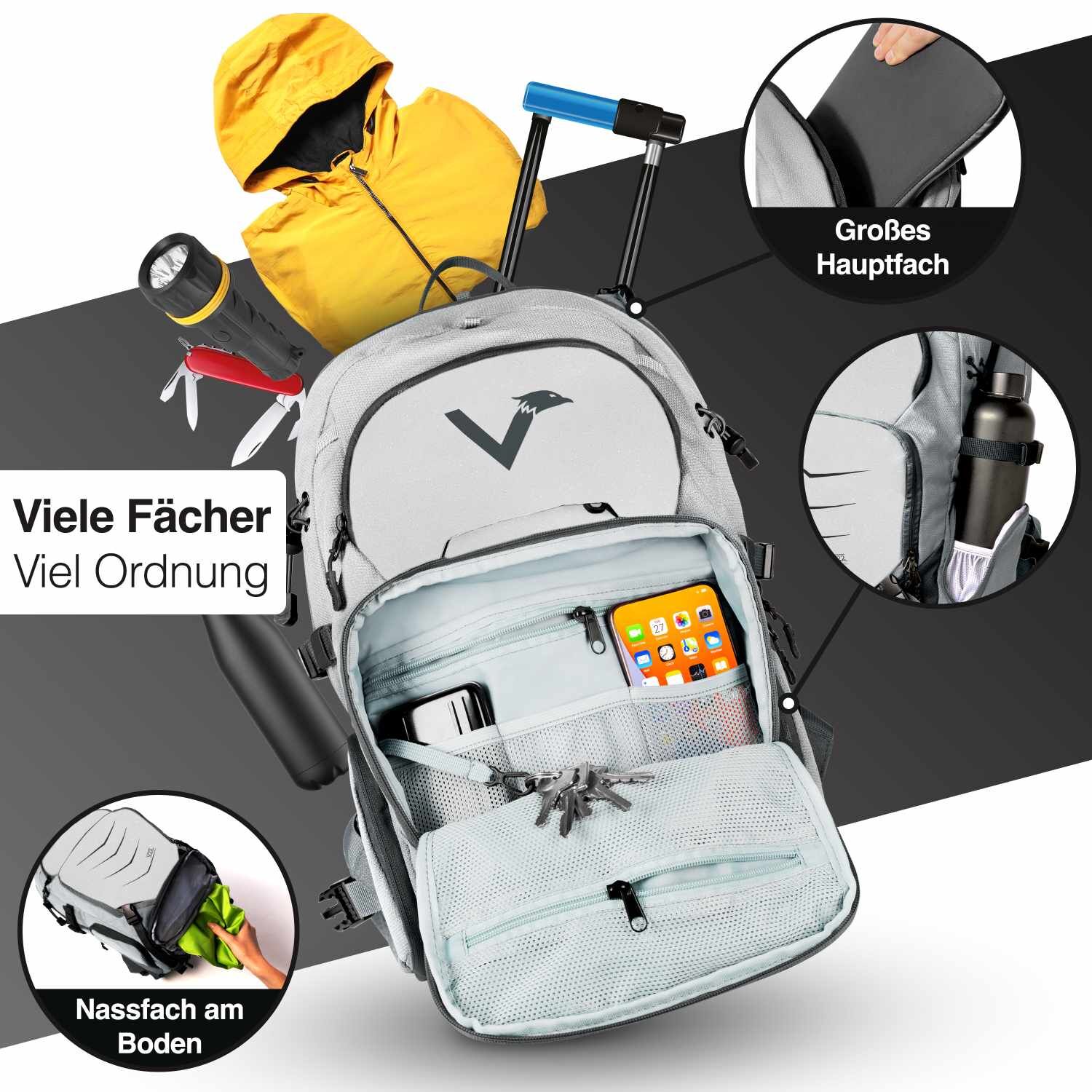 Valkental Explorer V22 Rucksack - Reflektierend