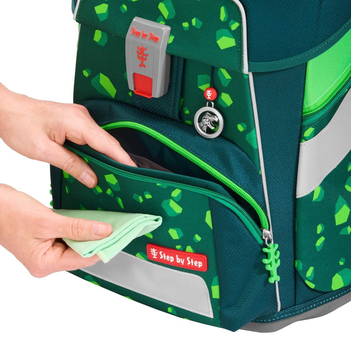 Step by Step SPACE Schulranzen-Set "Dino Targo", 5-teilig