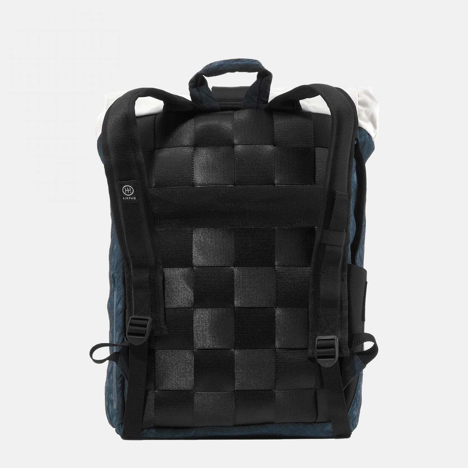 Airpaq Rucksack Rolltop - Weiße Rolle Blau