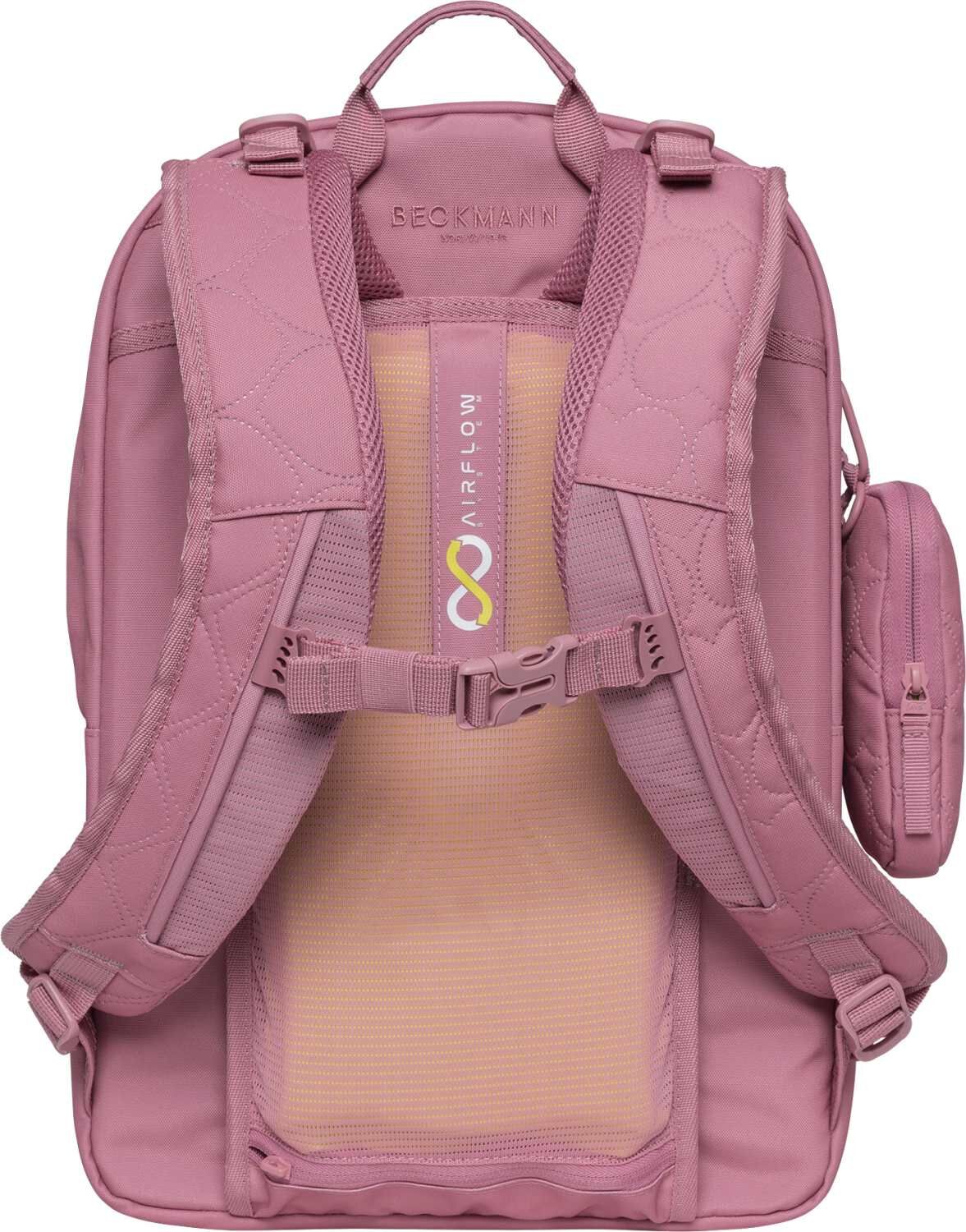 Beckmann Schulrucksack Sport Air Padded Heart Rose