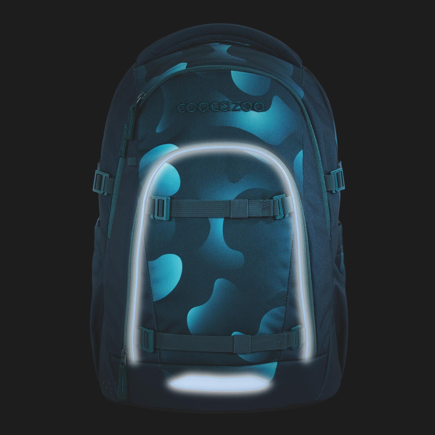 coocazoo Schulrucksack MATE, Aqua Flow