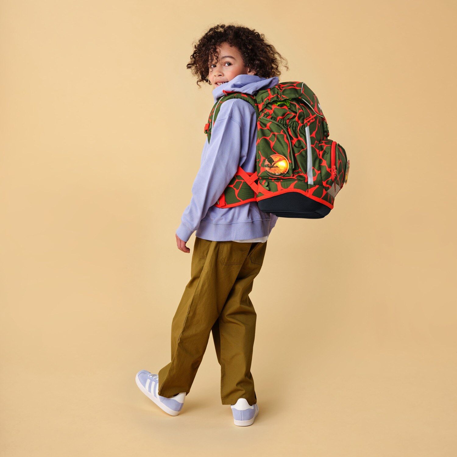 ergobag pack Schulrucksack-Set FeuerspeiBär 2025