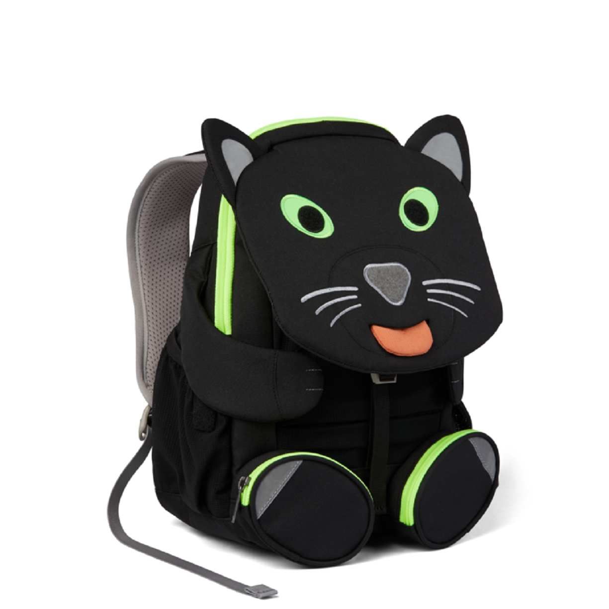 Affenzahn Kinderrucksack Großer Freund Schwarzer Panther -002