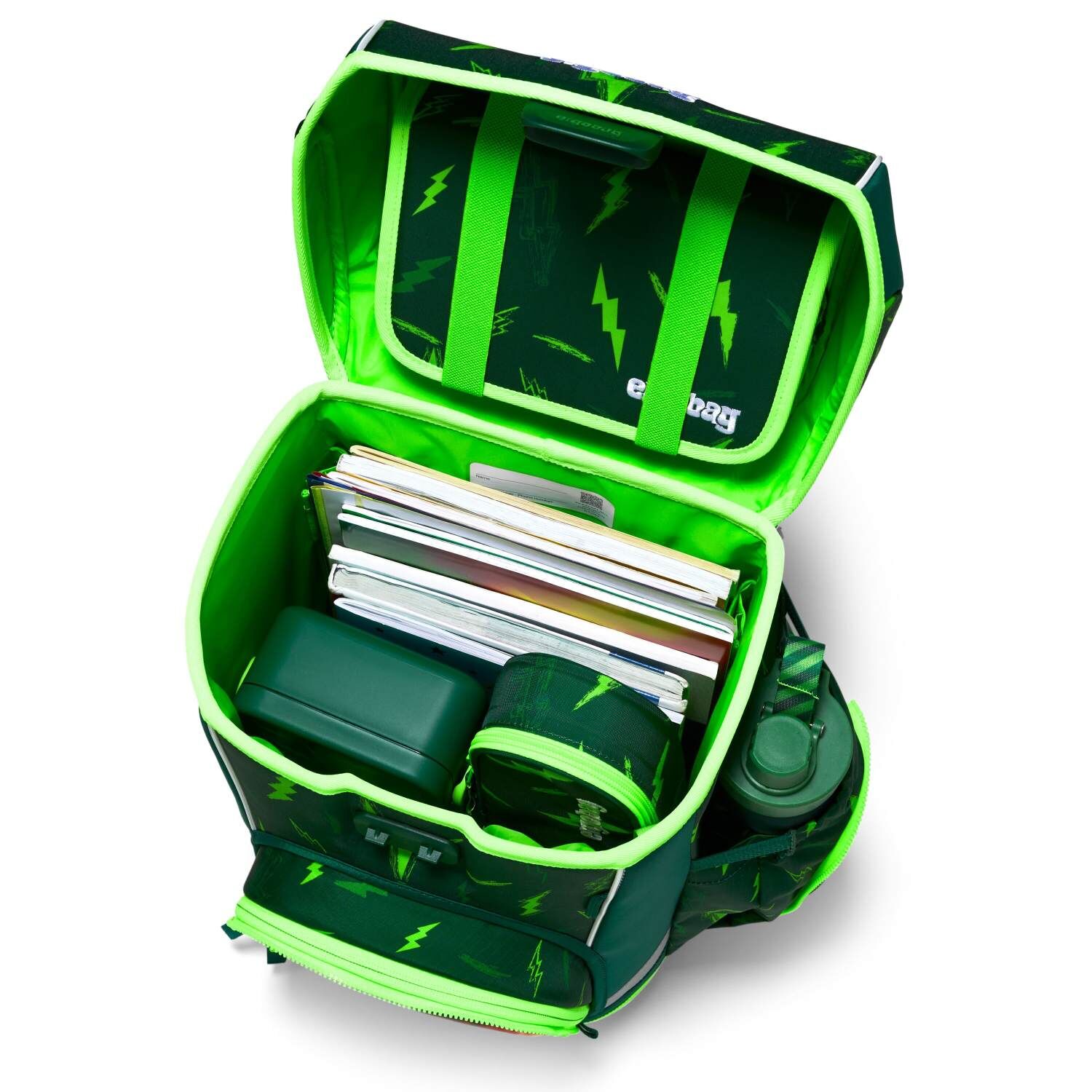 ergobag cubo light Schulranzen-Set Bärtastisch