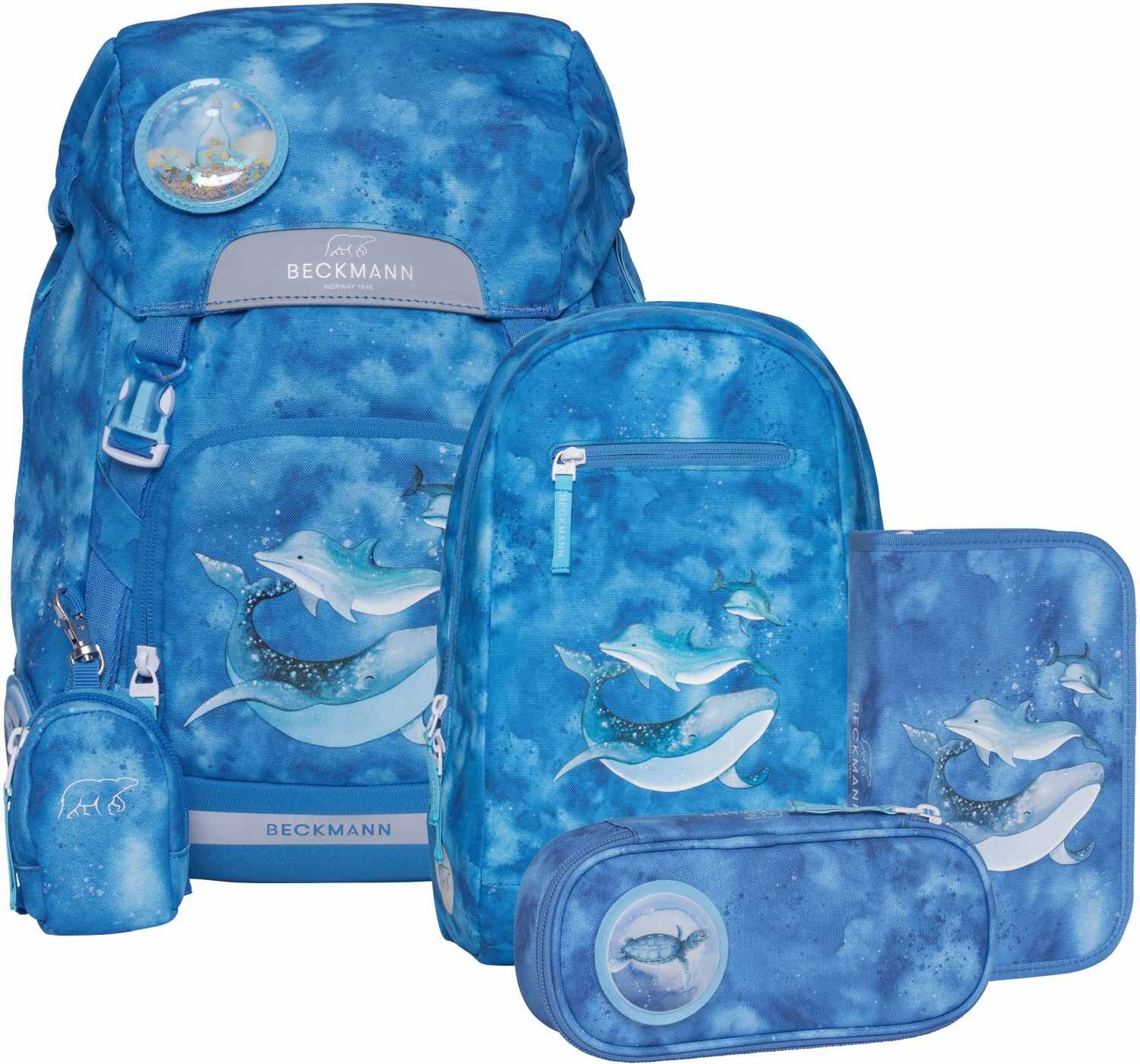 Beckmann Schulranzenset Classic 22 - 6-Tlg. Set Ocean