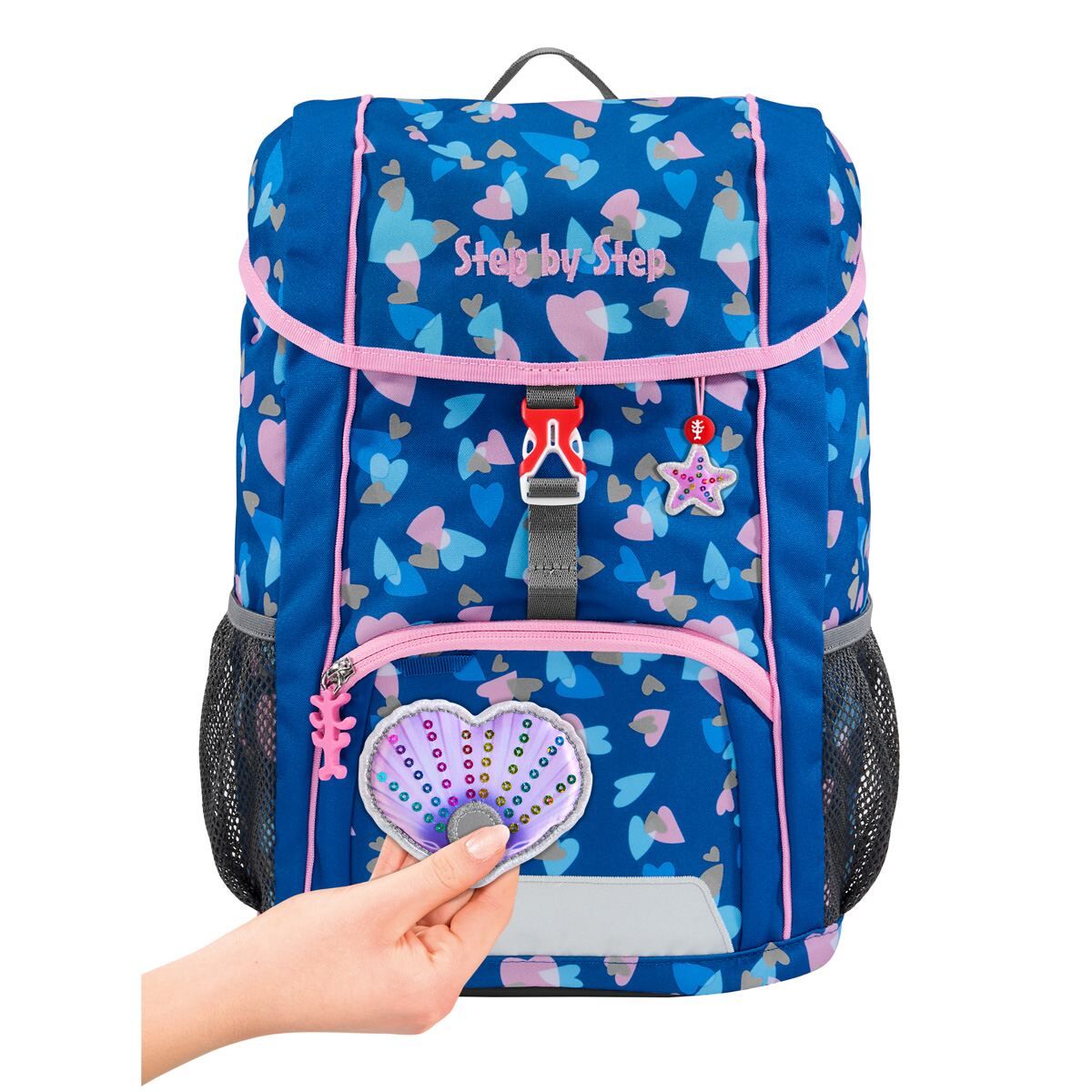 Step by Step KID REFLECT Rucksack-Set "Seashell Pearl", 3-teilig