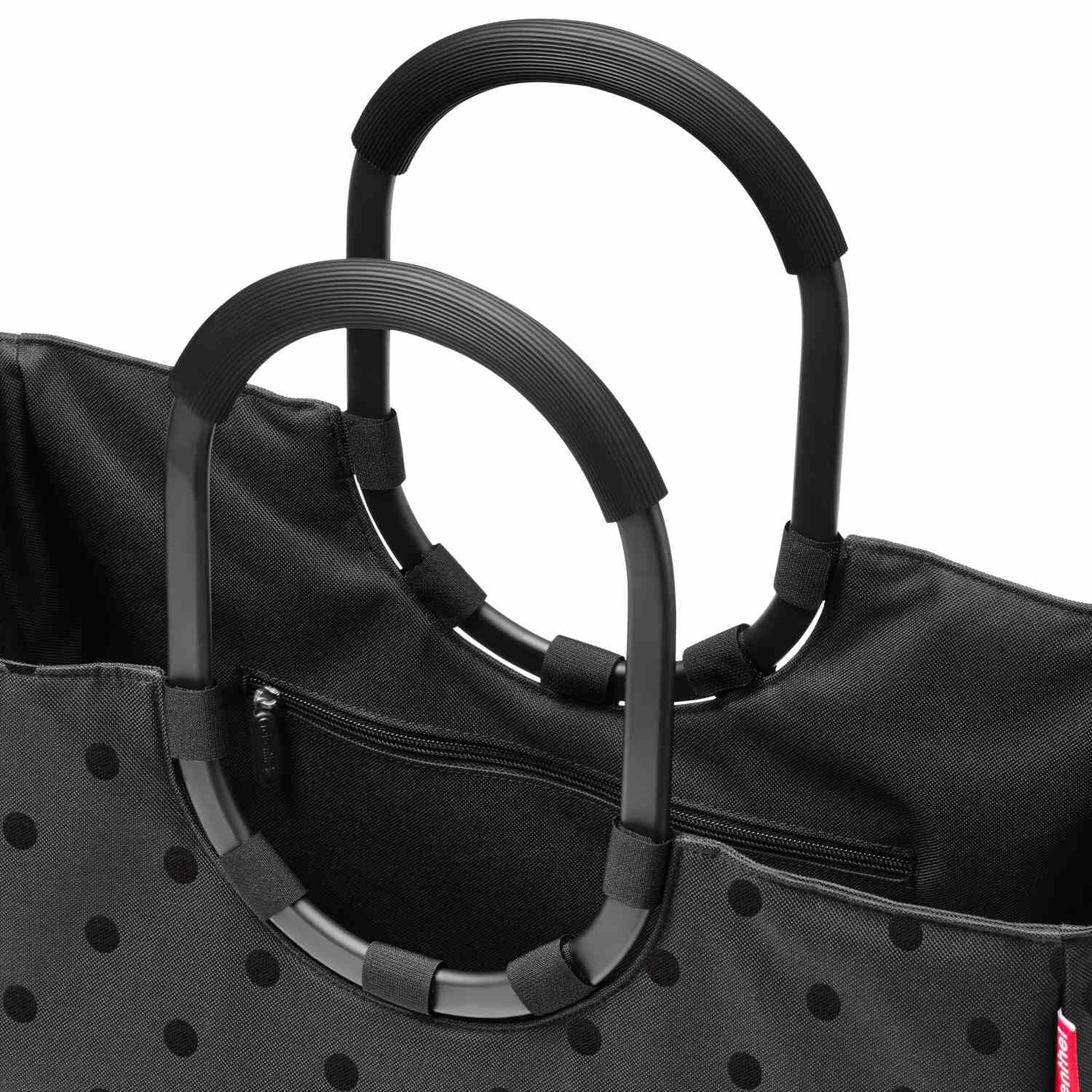 reisenthel loopshopper L frame glossy dots black