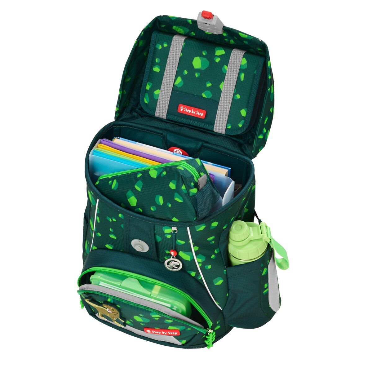 Step by Step FIT Schulranzen-Set "Dino Targo", 5-teilig