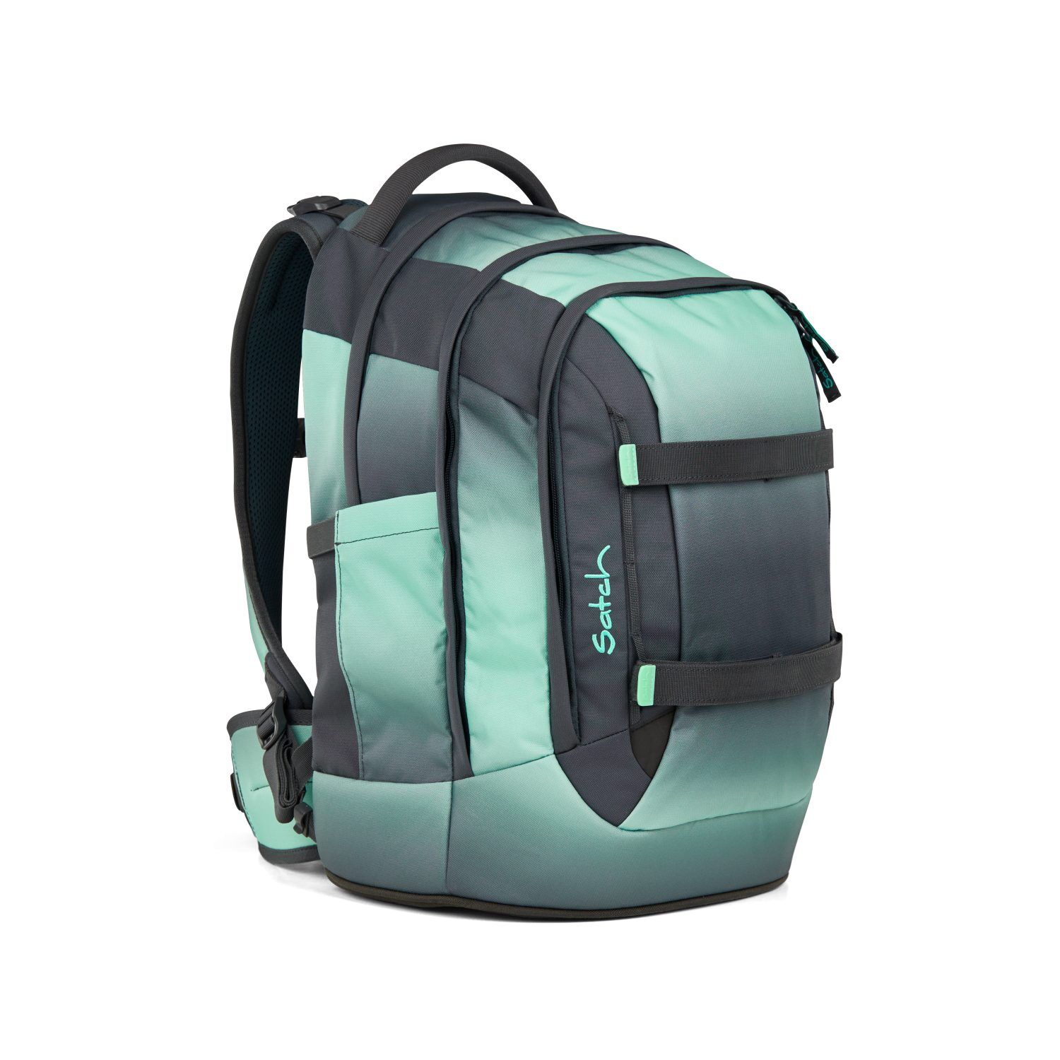 Satch pack Schulrucksack Gradient Mint anthrazit
