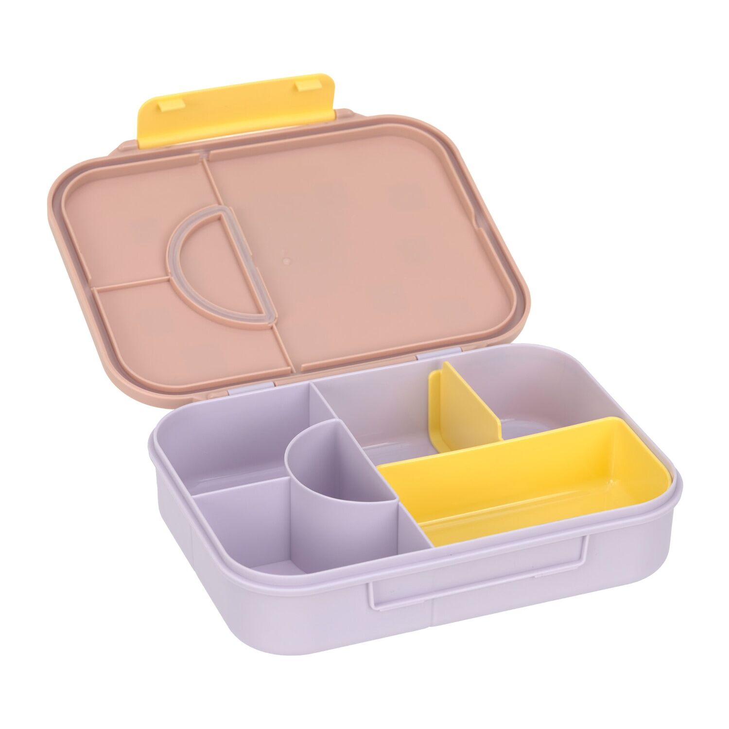 Lässig Brotdose Kinder - Bento Lunchbox Pattern Party, Rosa