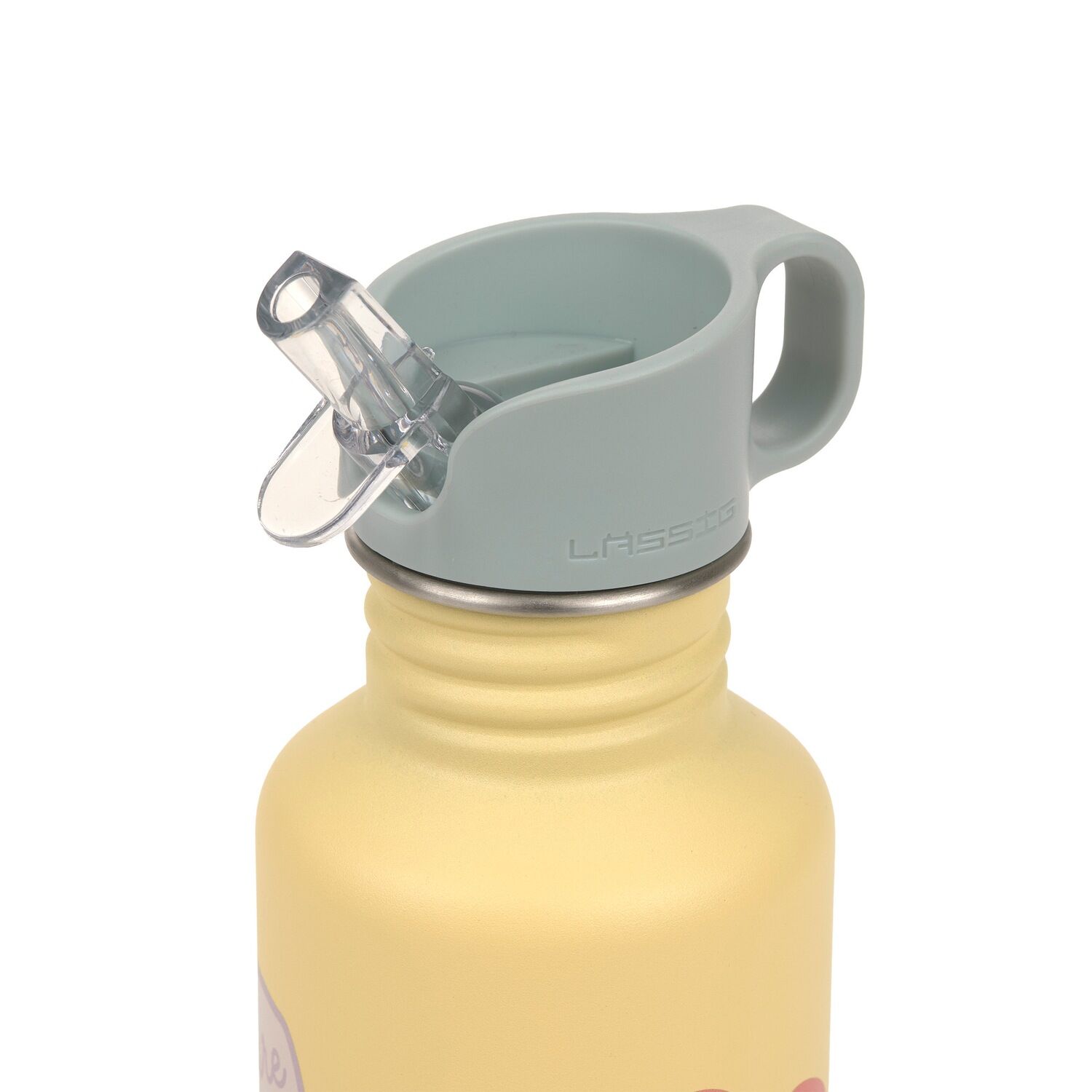 Lässig Trinkflasche Kinder - Edelstahl, Happy Trails Flower