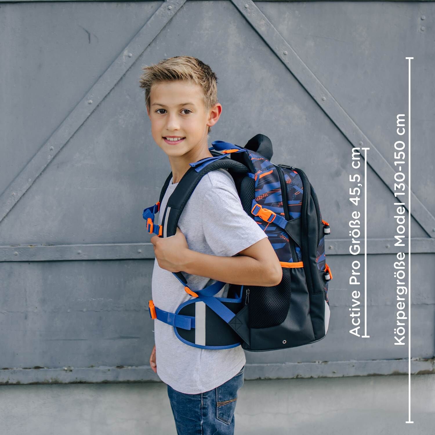 Neoxx ACTIVE PRO Schulrucksack Streetlight Runner Neoxx ACTIVE PRO Schulrucksack Streetlight Runner