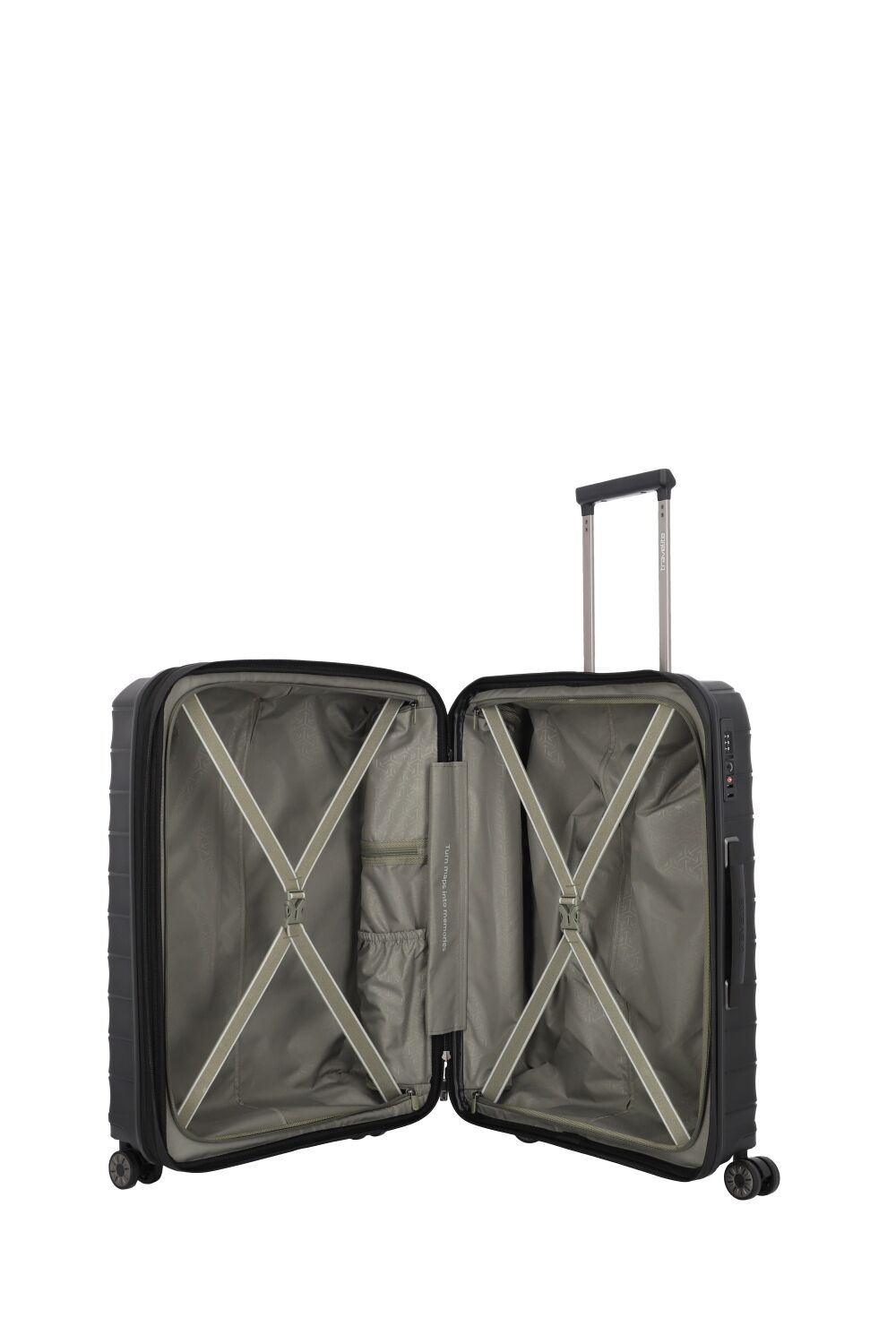 Travelite Koffer MOOBY 4w Trolley M, Schwarz