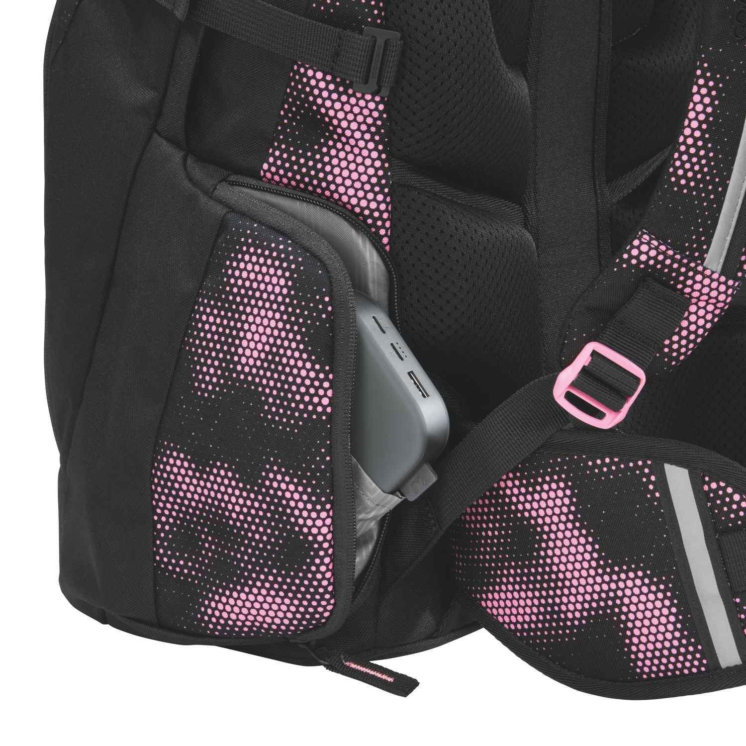 coocazoo Schulrucksack BYTE, Pink Illusion