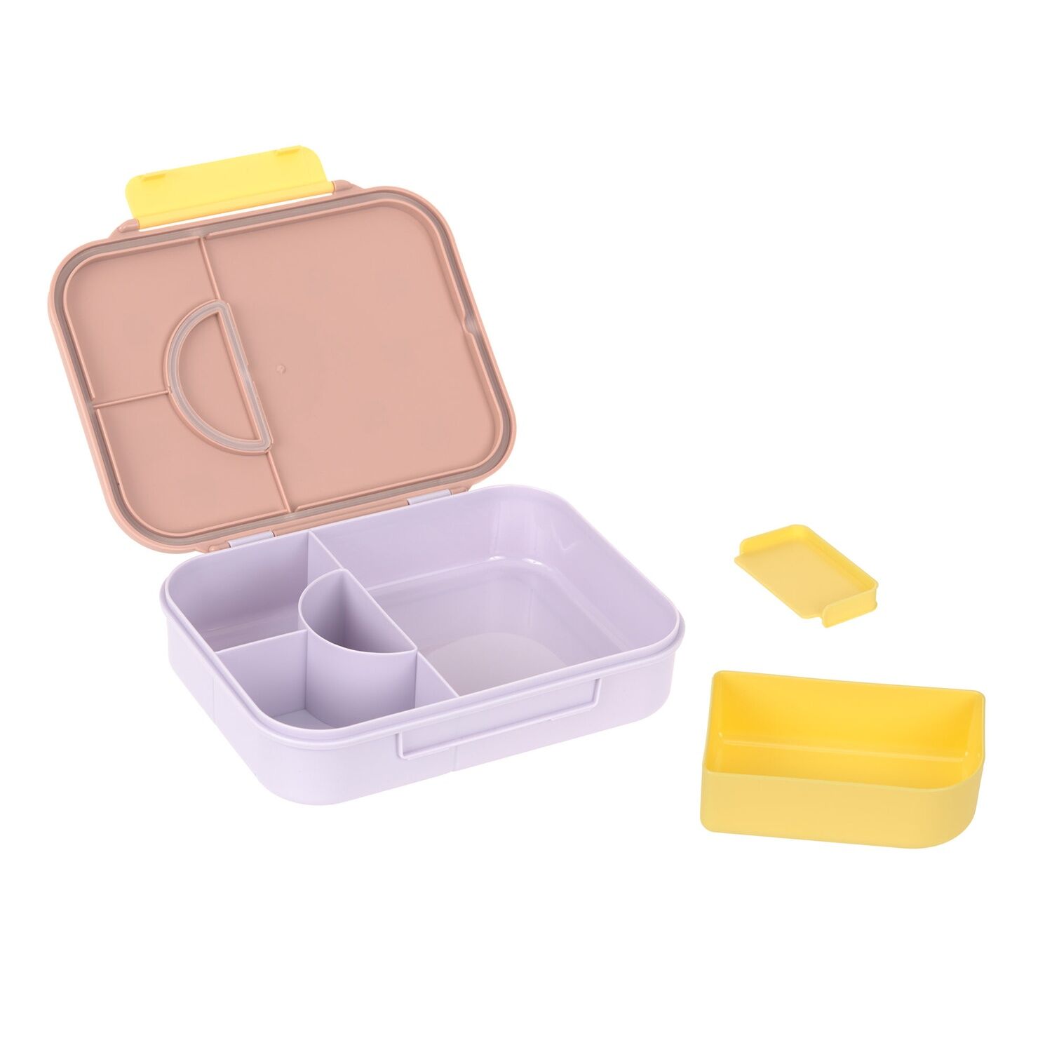 Lässig Brotdose Kinder - Bento Lunchbox Pattern Party, Rosa