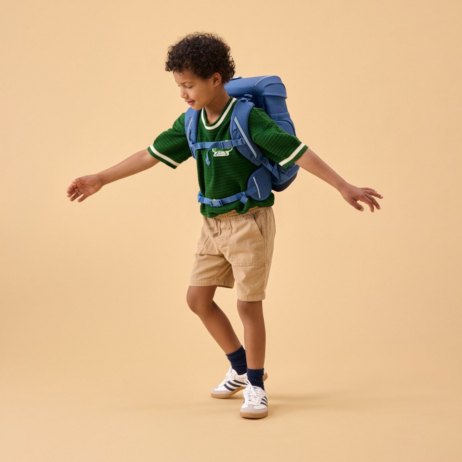 ergobag cubo Schulranzen-Set Schneebärstöber