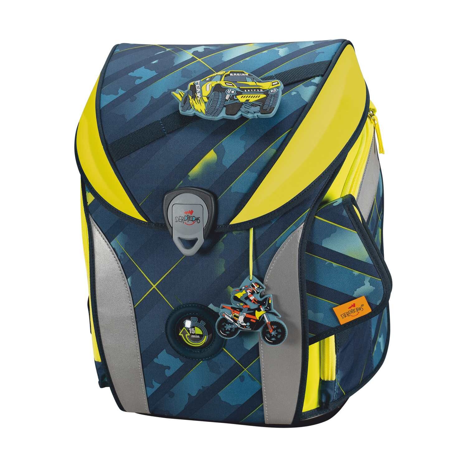 DerDieDas ErgoFlex MAX Schulranzenset 5-teilig Speed Challenge