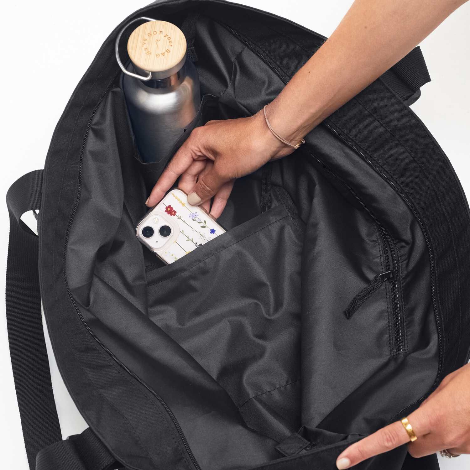 GOT BAG Umhängetasche TOTE BAG LARGE Monochrome black
