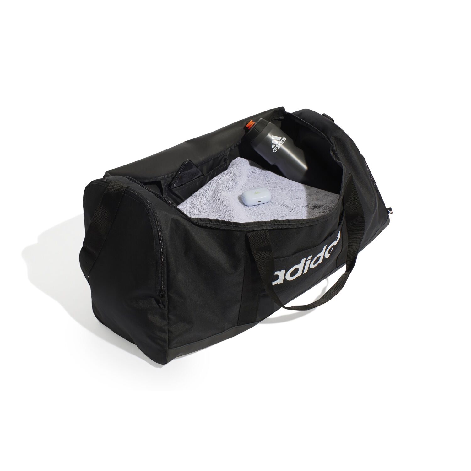 Adidas LINEAR Duffel Sporttasche L BLACK/BLACK/WHITE