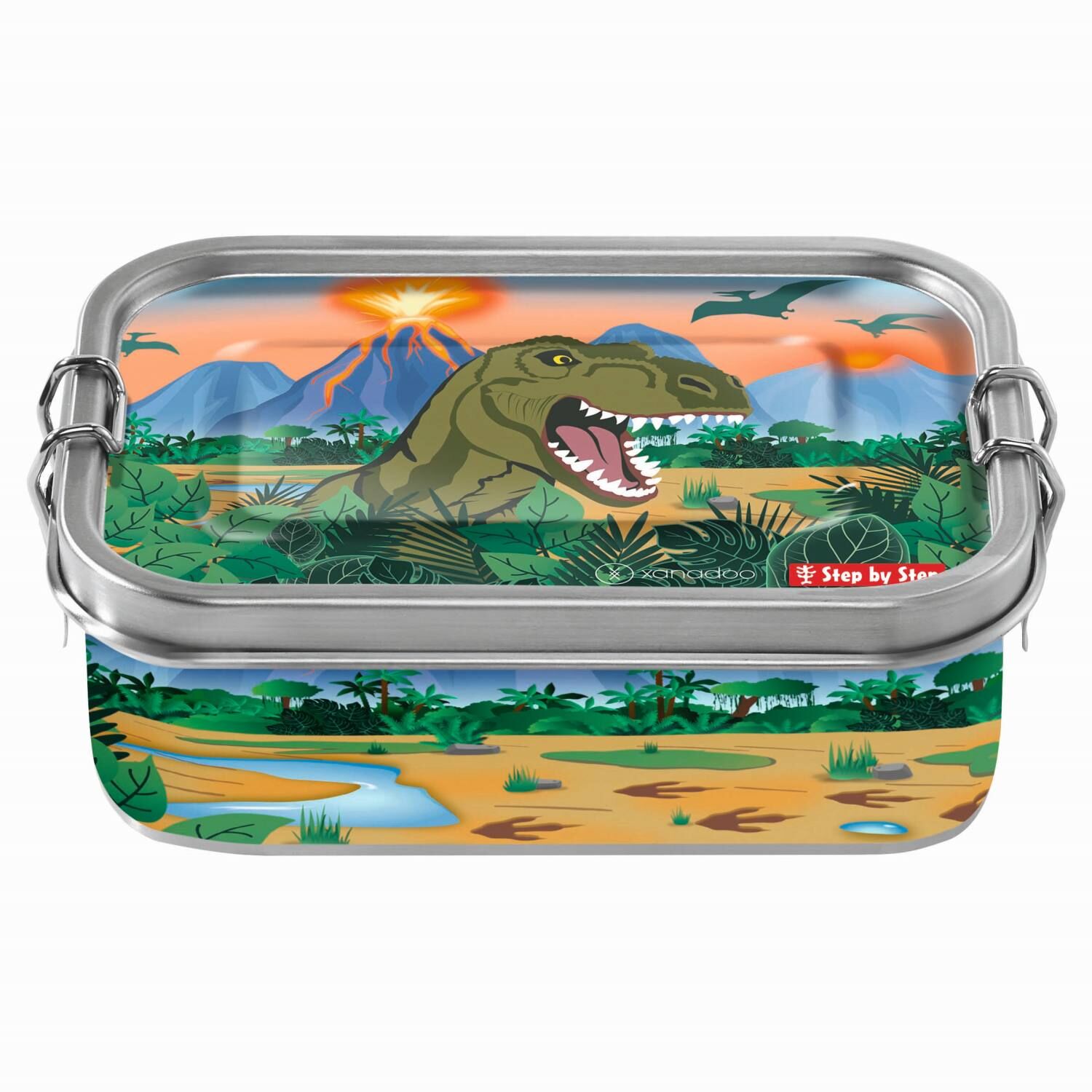 Step by Step Edelstahl-Lunchbox "Dino Torex"