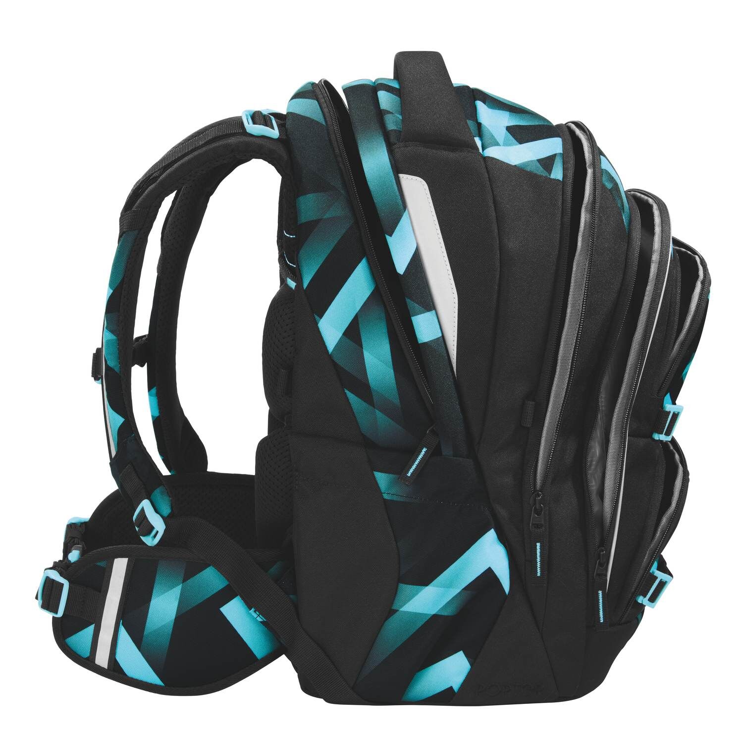 coocazoo Schulrucksack PORTER, Laser Lights