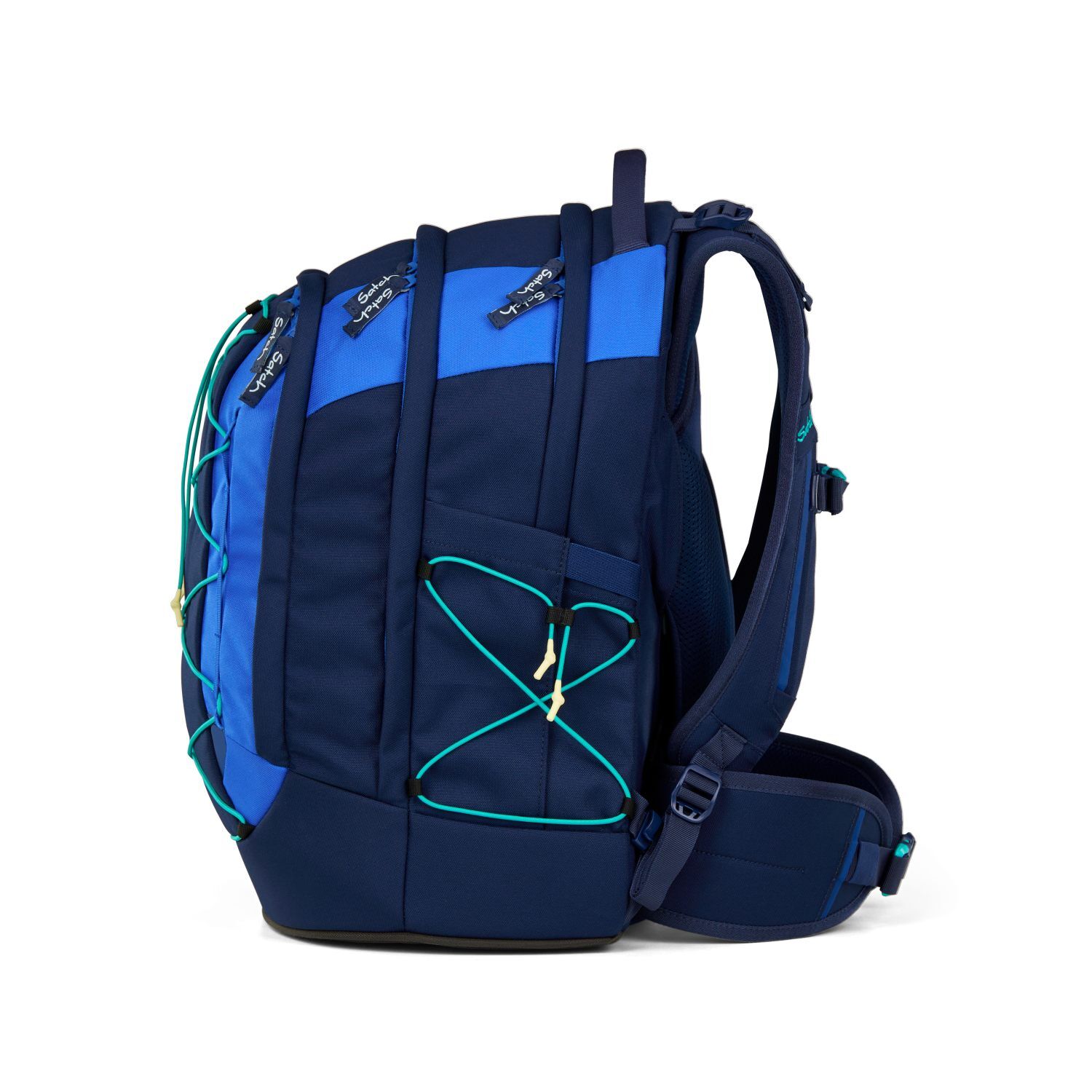Satch pack Schulrucksack Crossed Blue