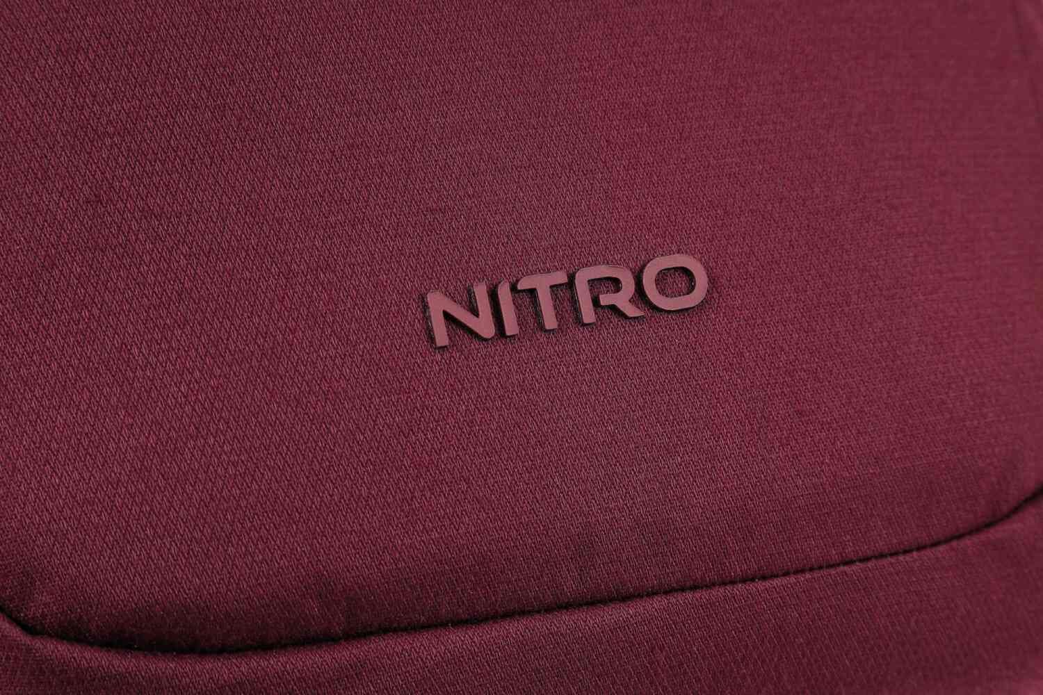 Nitro Rucksack NIKURO TRAVELER WINE rot