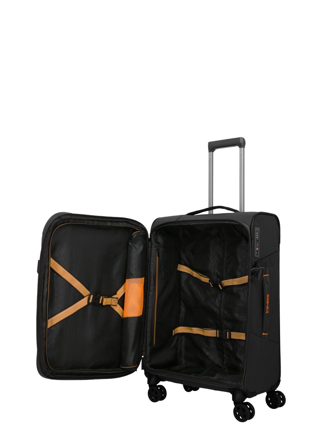 Travelite Koffer BRIIZE Trolley 4w M exp., Black