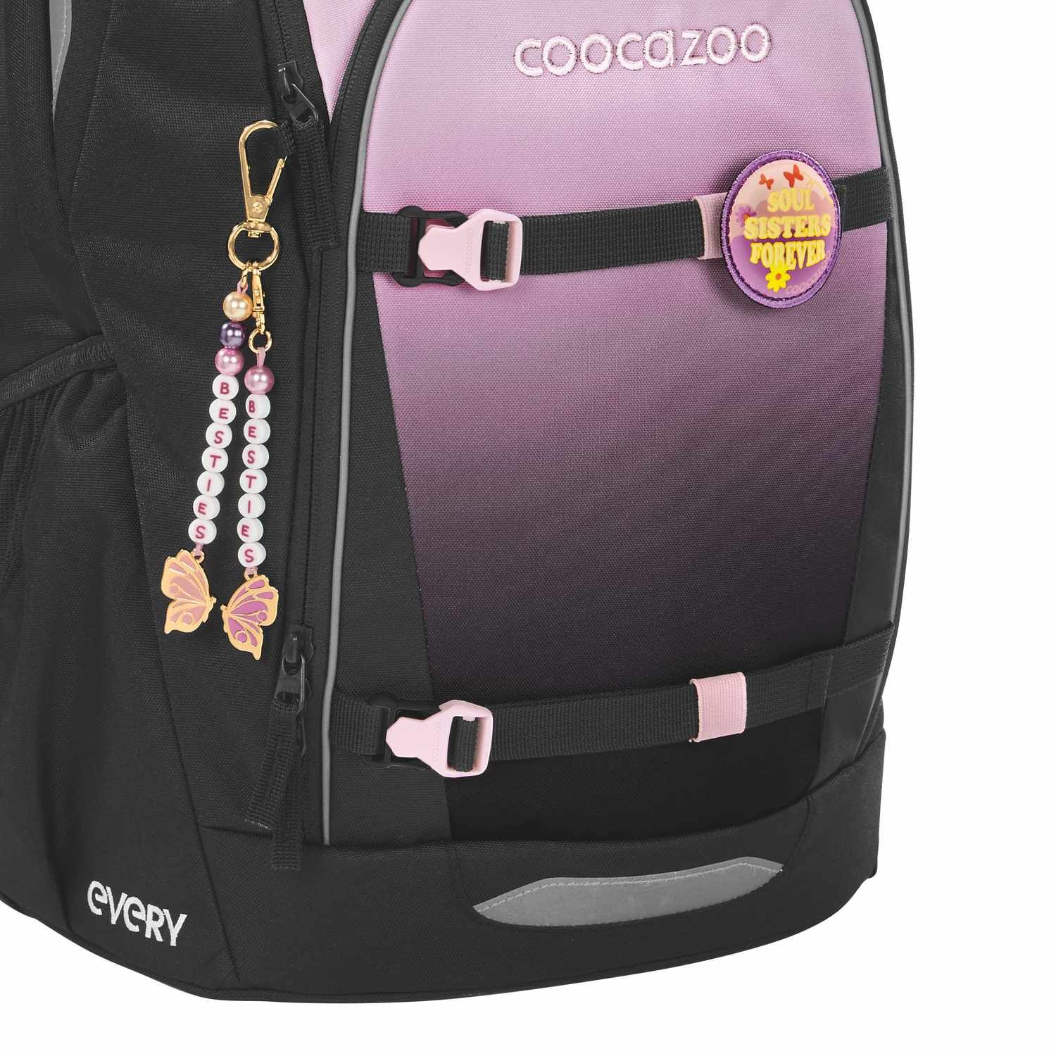 coocazoo Schulrucksack EVERY, Rose Shadows